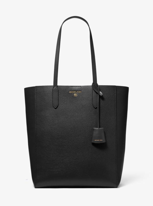 Damske Prenosná Taška Michael Kors Sinclair Large Pebbled Leather Čierne - Kabelky Michael Kors Obchod | HNRMK-7825